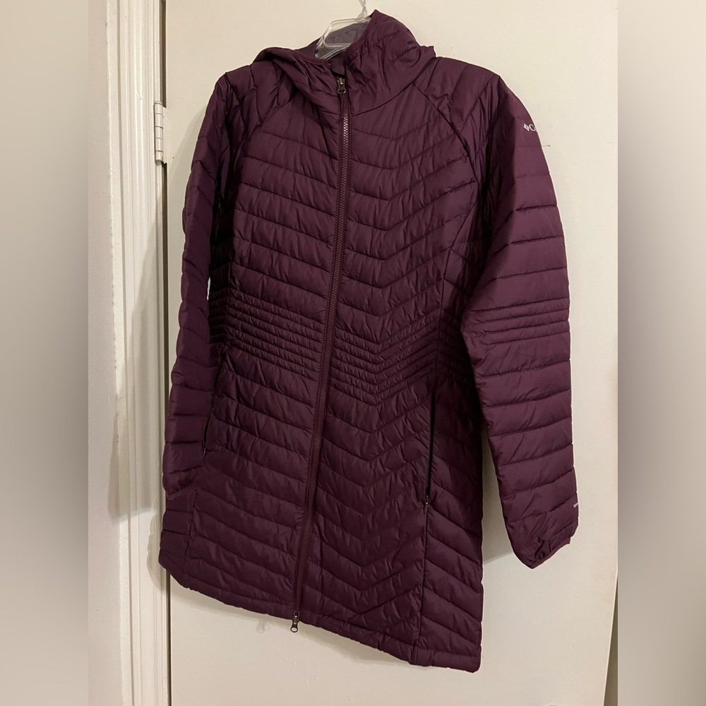 Purple Women’s Columbia insulated jacket